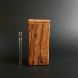 Futo Sprout – Red Zebrawood #2642 –  Dugout – 8mm Glass One Hitter