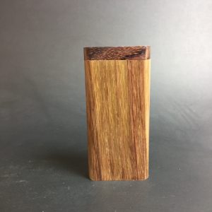 FutoStash X – East Indian Rosewood #2641 – Glass One Hitter – Stash Tool – One Hitter Box – Dugout – Made in Canada