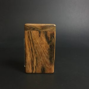 Futo Micro – Bocote  #2725 – Shortie Glass One Hitter- One Hitter Box – Dugout – Made in Canada – FREE SHIPPING