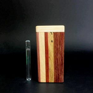 Multi-wood – Futo Sprout – #2774 – One Hitter – Dugout – Glass Pipe – FREE SHIPPING