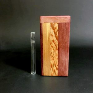 Multi-wood – Futo Sprout – #2777 – One Hitter – Dugout – Glass Pipe – FREE SHIPPING