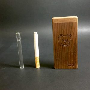 Emoji Stash – Futo Sprout – #3107 – One Hitter – Dugout – Glass Pipe – Laser Engraved – FREE SHIPPING