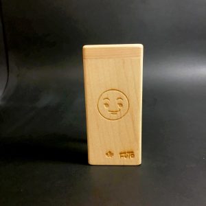 Emoji Stash – Futo Sprout – #3113 – One Hitter – Dugout – Glass Pipe – Laser Engraved – FREE SHIPPING