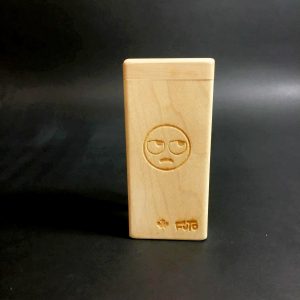 Emoji Stash – Futo Sprout – #3114 – One Hitter – Dugout – Glass Pipe – Laser Engraved – FREE SHIPPING