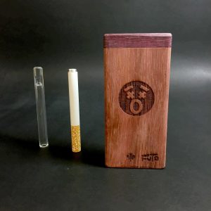 Emoji Stash – Futo Sprout – #3118 – One Hitter – Dugout – Glass Pipe – Laser Engraved – FREE SHIPPING