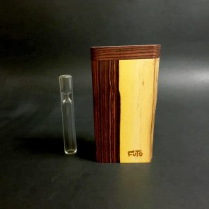 Live Edge Kingwood – Futo GX #3077 – Glass Pipe – One Hitter – Dugout – Very Rare Exotic Wood