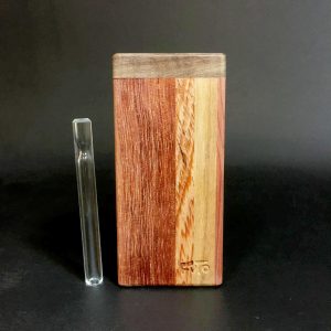 Multi-wood – Futo Sprout – #2769 – One Hitter – Dugout – Glass Pipe – FREE SHIPPING