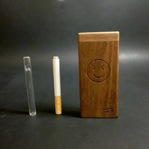 Emoji Stash – Futo Sprout – #3109 – One Hitter – Dugout – Glass Pipe – Laser Engraved – FREE SHIPPING
