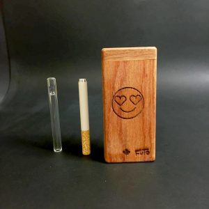 Emoji Stash – Futo Sprout – #3120 – One Hitter – Dugout – Glass Pipe – Laser Engraved – FREE SHIPPING