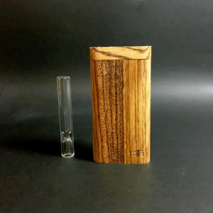 Zebrawood – Futo GX #3132 – Glass Pipe – One Hitter – Dugout