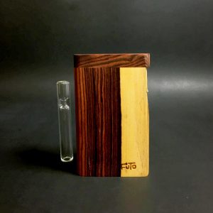 Live Edge Kingwood – Futo GX #3076 – Glass Pipe – One Hitter – Dugout – Very Rare Exotic Wood