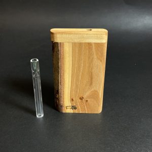 Live Edge Elm – Futo Sprout #3735 – One Hitter – Dugout – 8mm Glass Hitter
