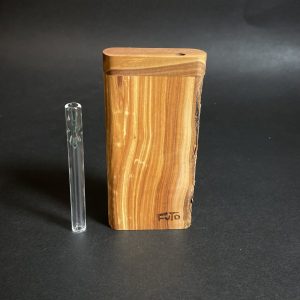 Live Edge Applewood – Futo M #3738 – One Hitter – Dugout – 8mm Glass Hitter