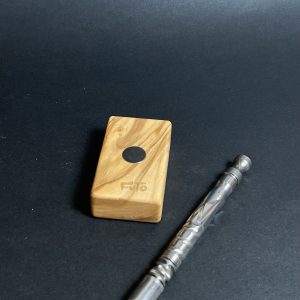 Olive wood #3786 – Futo Magnet Stand – DynaVap Stand
