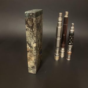 Galaxy Burl FutoStash Anvil XL #5001 – Stabilized Burl – Vestratto Anvil – BFG Dani – DynaVap – Vaporizer Stash Box