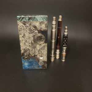 Galaxy Burl FutoStash Anvil XL #5002 – Stabilized Burl – Vestratto Anvil – BFG Dani – DynaVap – Vaporizer Stash Box