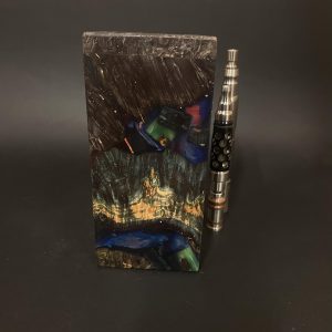 Galaxy Burl FutoStash Anvil XL #5008 – Stabilized Burl – Vestratto Anvil – BFG Dani – DynaVap – Vaporizer Stash Box
