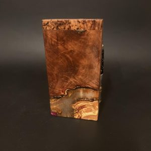 Galaxy Burl FutoStash Anvil #5012 – Stabilized Burl – Vestratto Anvil – Large Vaporizer Stash