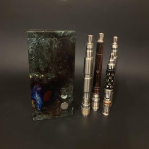 Galaxy Burl FutoStash Anvil XL #5009 – Stabilized Burl – Vestratto Anvil – BFG Dani – DynaVap – Vaporizer Stash Box