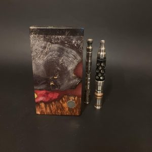 Galaxy Burl FutoStash Anvil #5013 – Stabilized Burl – Vestratto Anvil – Large Vaporizer Stash