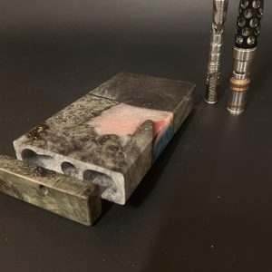 Galaxy Burl FutoStash Anvil #5014 – Stabilized Burl – Vestratto Anvil – Large Vaporizer Stash